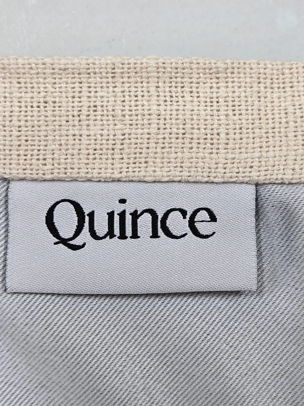 QUINCE Set Of 2 48x96 Cotton Slub Blackout Curtains Natural 0729